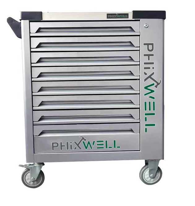 719513 Armário de ferramentas com 8 gavetas PHIXWELL