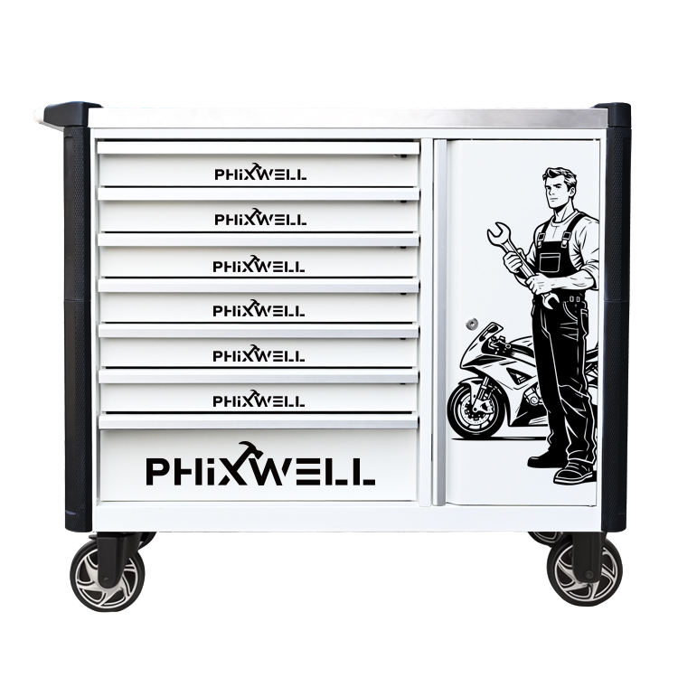 719516 PHIXWELL 7 gaveta novo modelo de armário de ferramentas