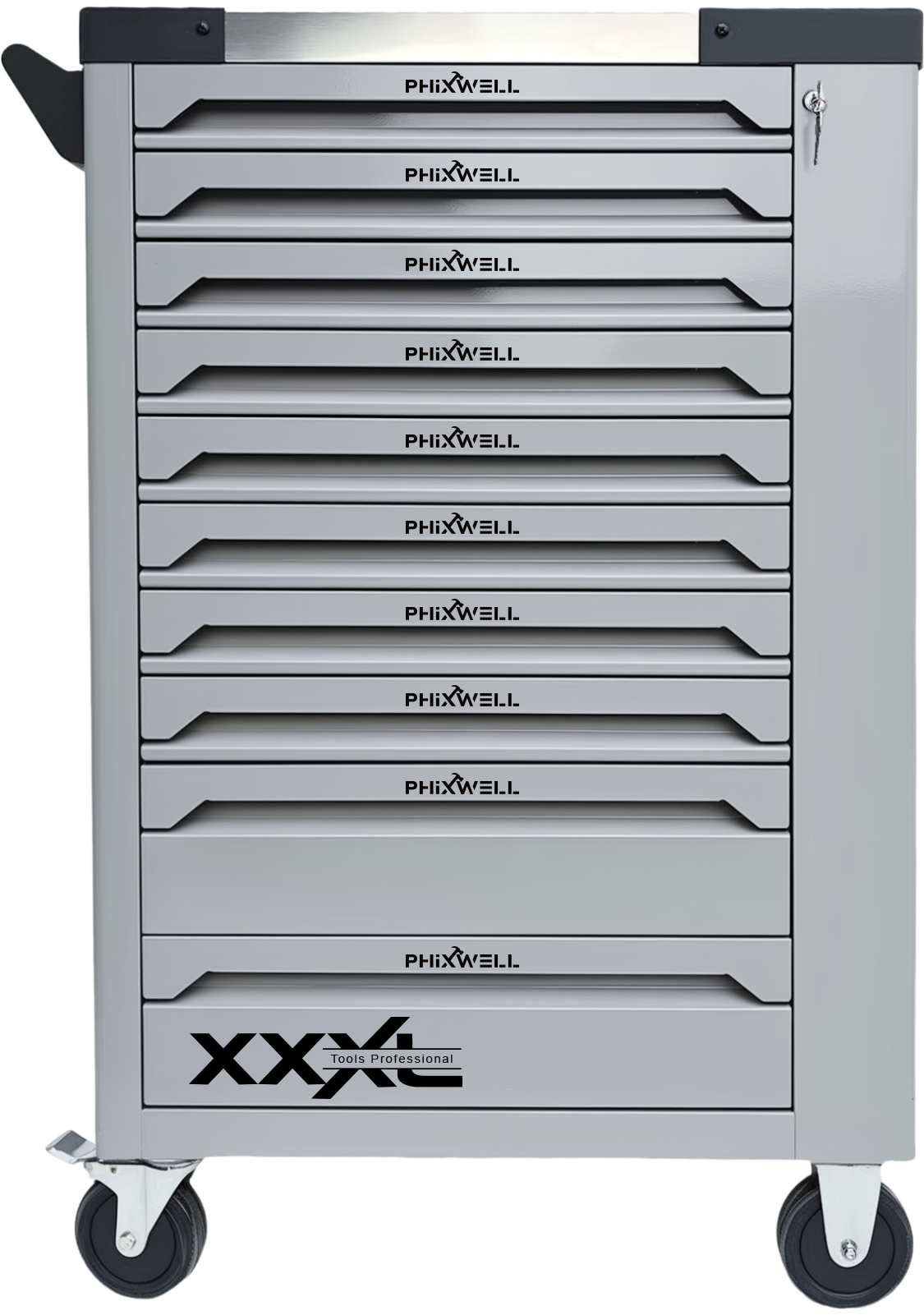 719525 PHIXWELL armário de ferramentas com 10 gavetas