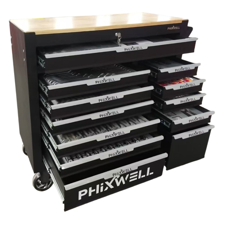 719515 PHIXWELL armário de ferramentas com 12 gavetas