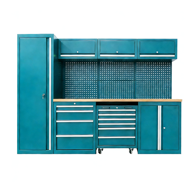 Armário de armazenamento de garagem clássico PHIXWELL 3+1