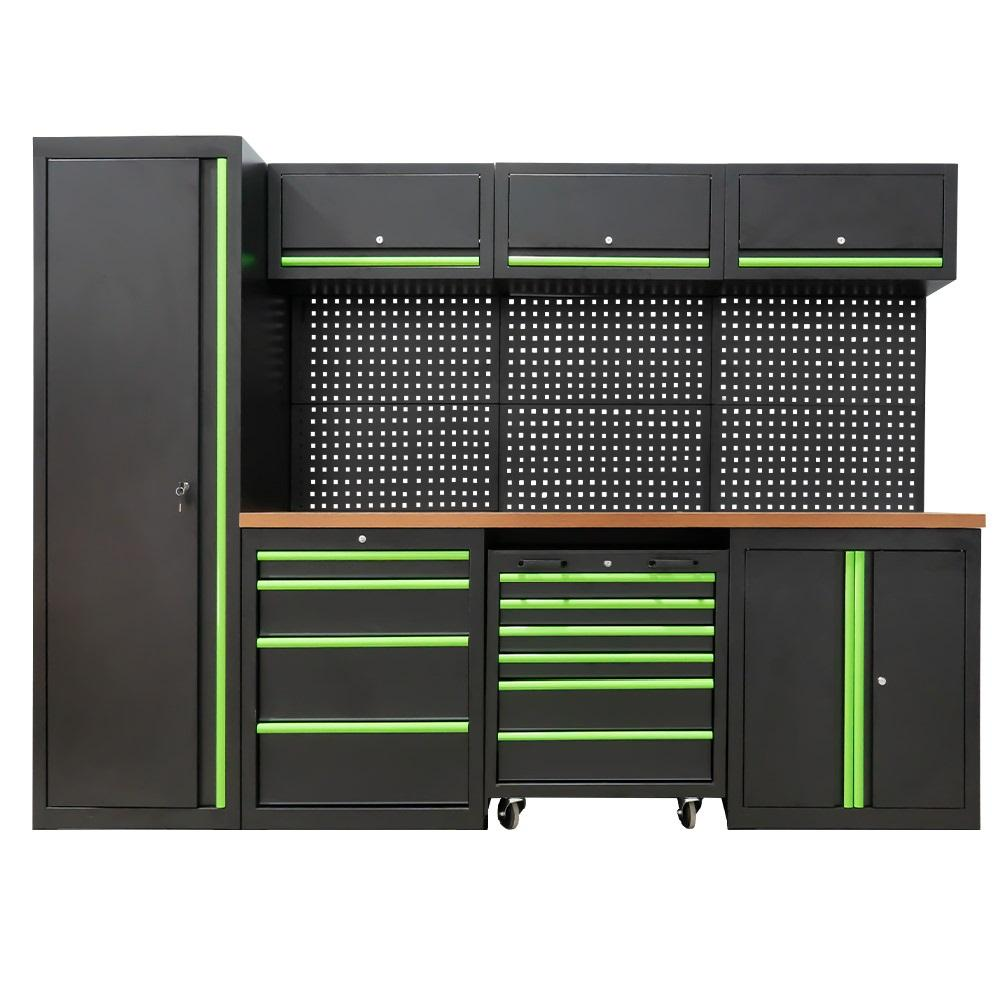 Armário de armazenamento de garagem clássico PHIXWELL 3+1