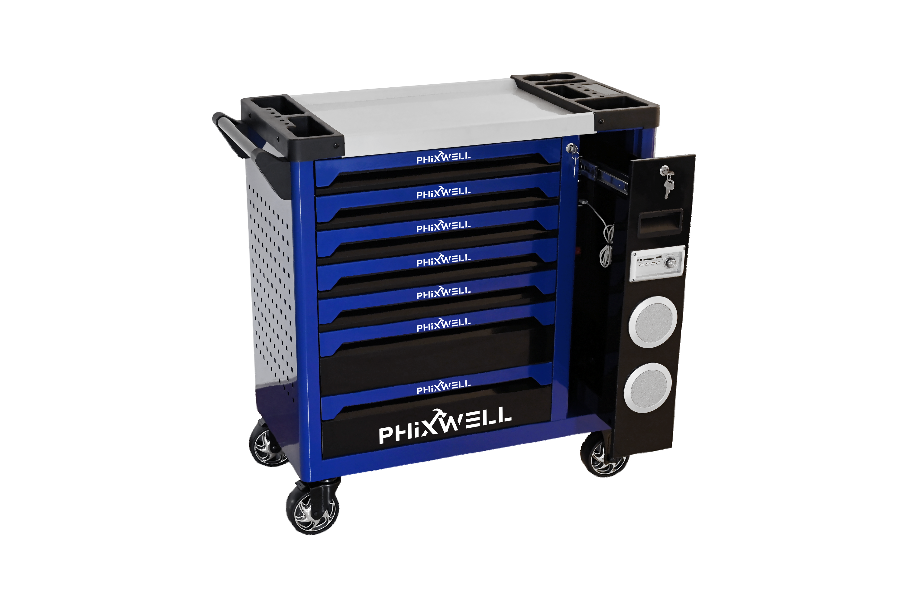 719512 PHIXWELL novo modelo de gabinete de ferramentas com alto-falante