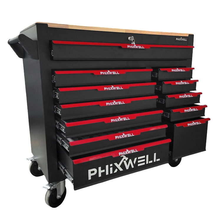 719515 PHIXWELL armário de ferramentas com 12 gavetas