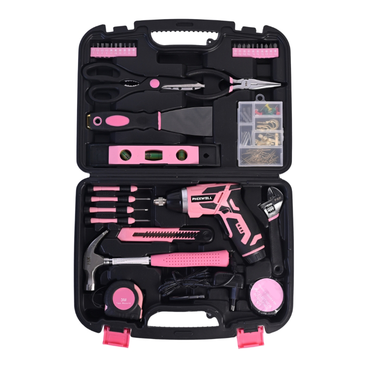 717210 Conjunto de ferramentas manuais femininas PHIXWELL para uso doméstico