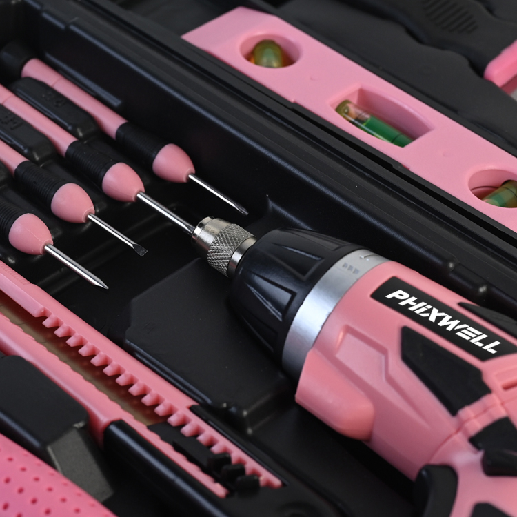 717210 Conjunto de ferramentas manuais femininas PHIXWELL para uso doméstico