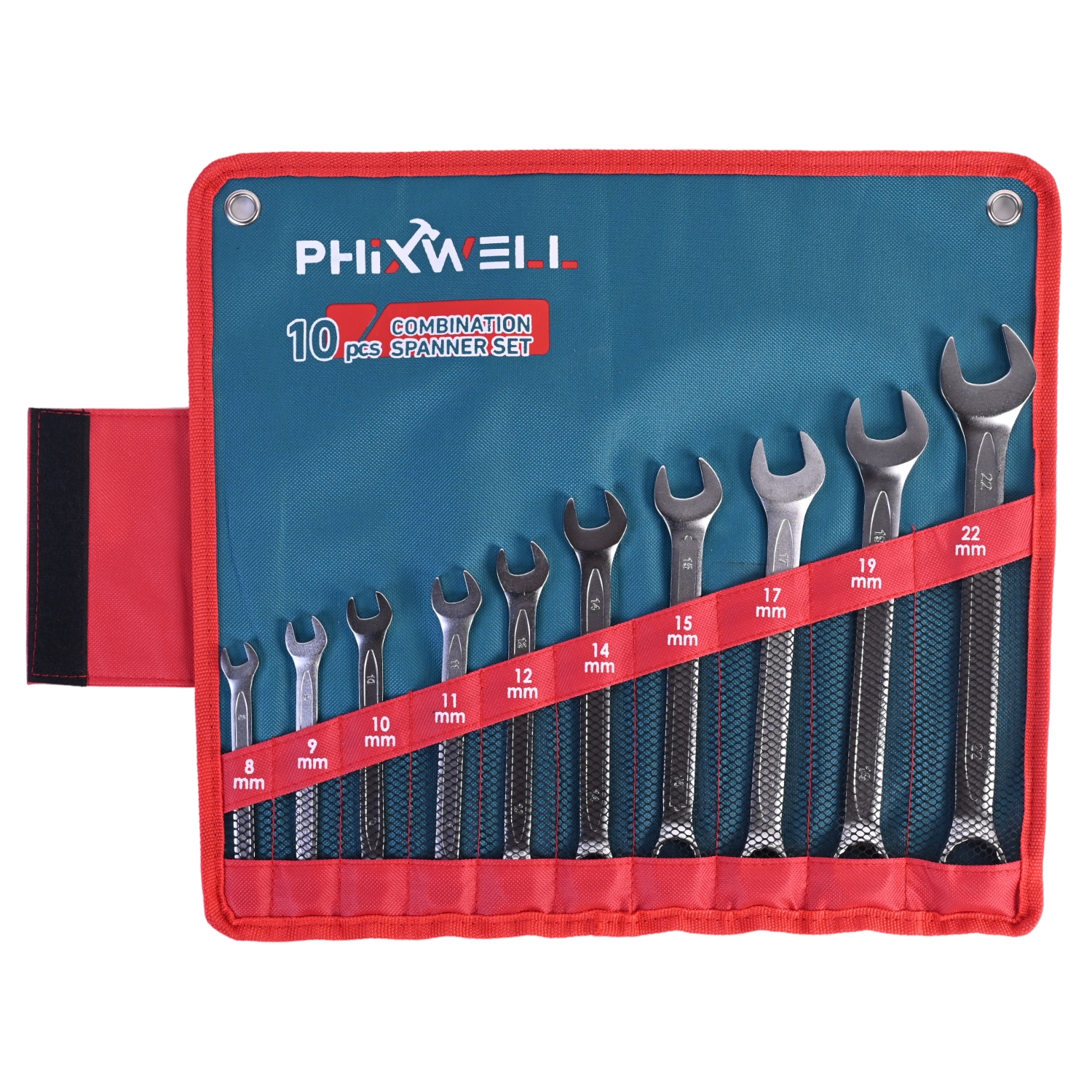 717532 Conjunto de chaves combinadas PHIXWELL 10 PCS