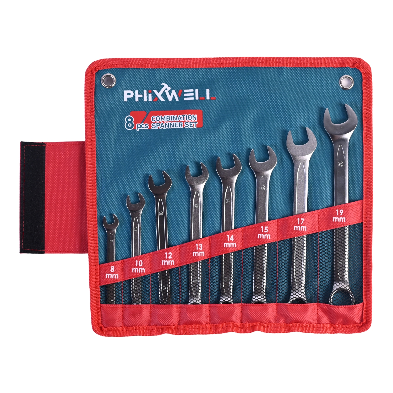 717531 Conjunto de chaves combinadas PHIXWELL 8 PCS