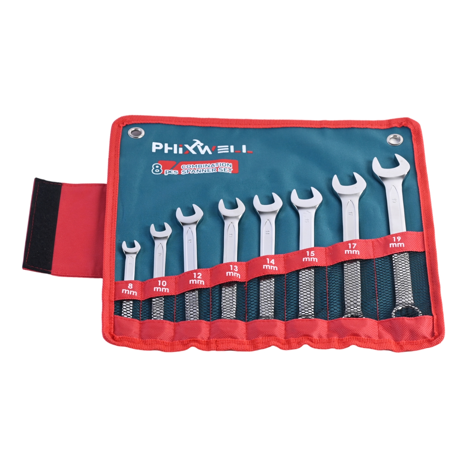 717531 Conjunto de chaves combinadas PHIXWELL 8 PCS