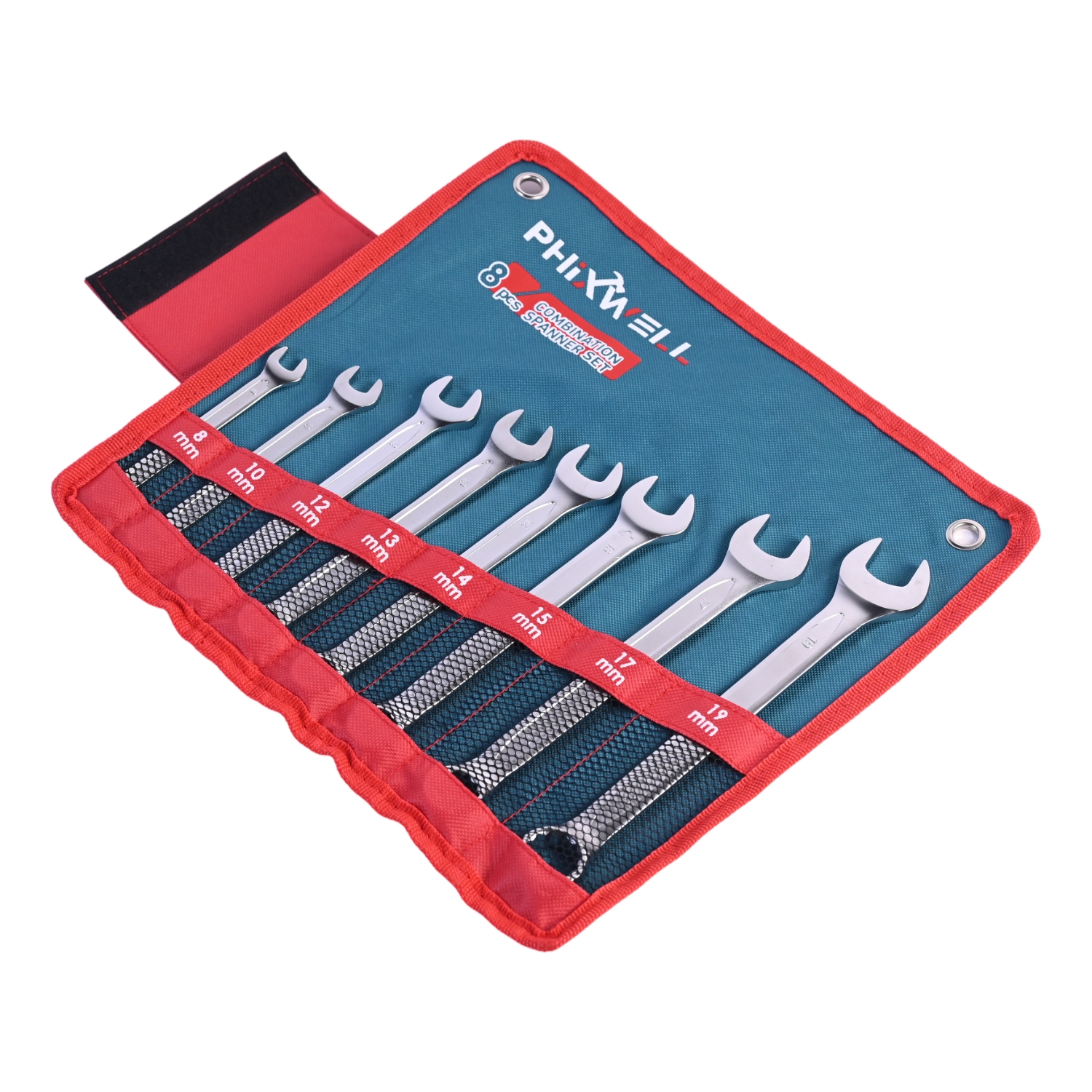 717531 Conjunto de chaves combinadas PHIXWELL 8 PCS
