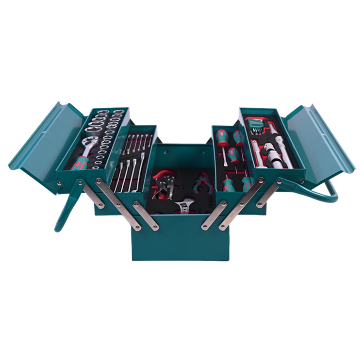 717302 PHIXWELL 56 peças conjunto de ferramentas manuais caixa de ferro doméstico