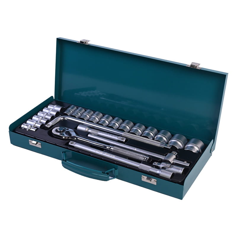 717303 CONJUNTO DE SOQUETES DE CAIXA DE FERRO PHIXWELL 24 PCS