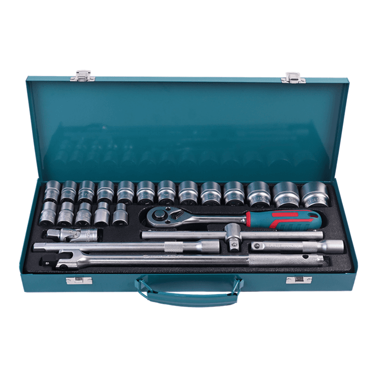 717304 CONJUNTO DE SOQUETES DE CAIXA DE FERRO PHIXWELL 24 PCS