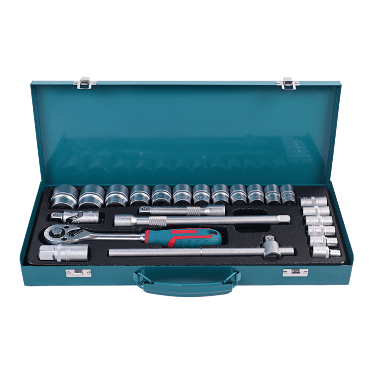 717305 CONJUNTO DE SOQUETES DE CAIXA DE FERRO PHIXWELL 24 PCS