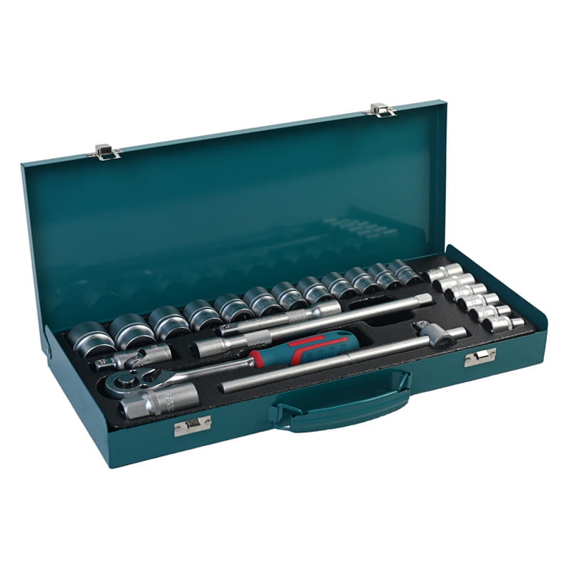 717305 CONJUNTO DE SOQUETES DE CAIXA DE FERRO PHIXWELL 24 PCS
